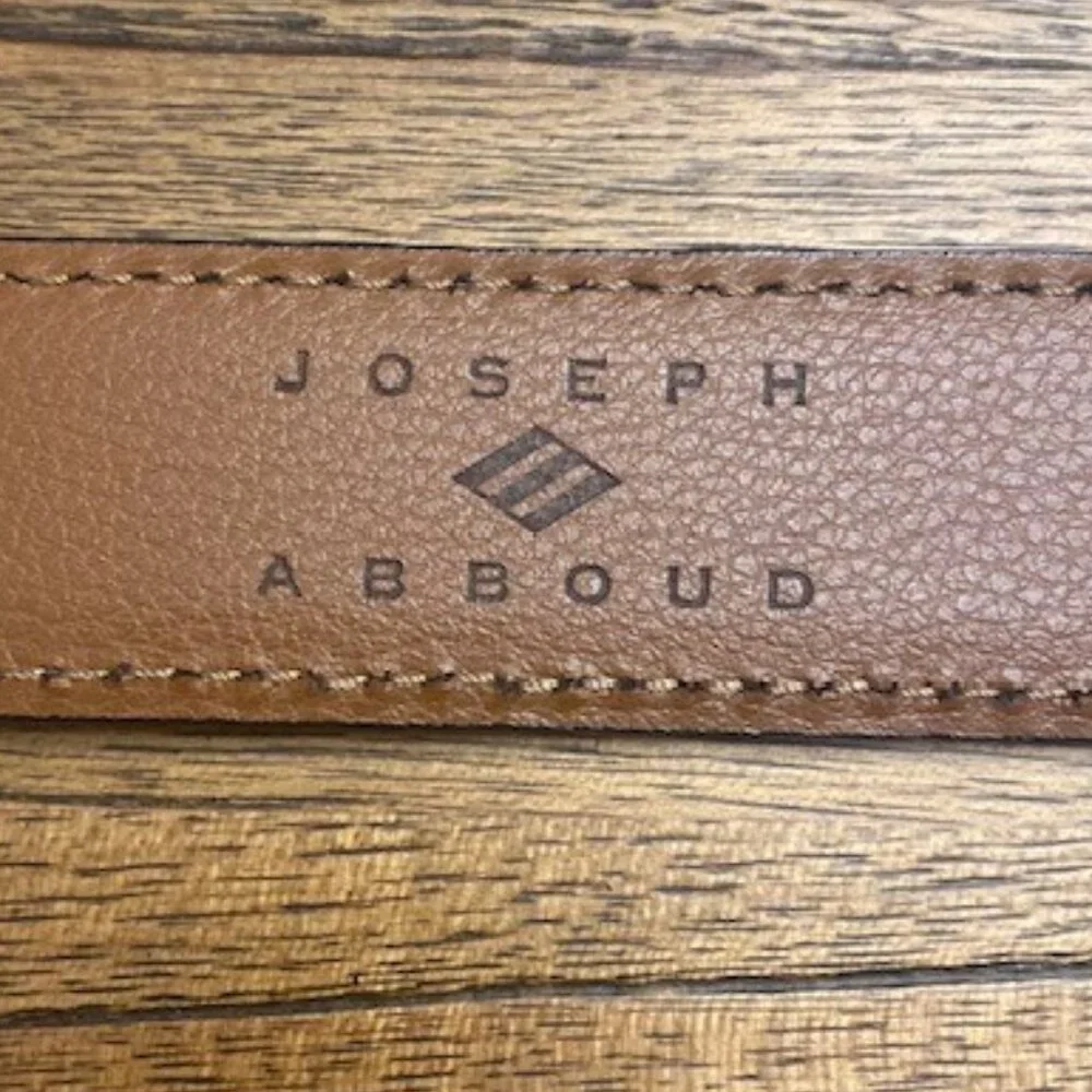JOSEPH ABBOUD Leather Dress Belt